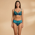 Holly | Women's Tropical Print Underwired Bikini Set