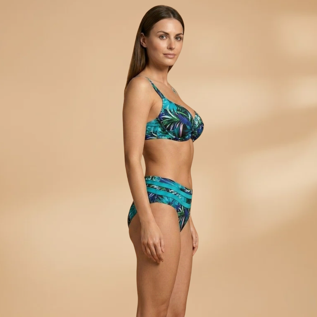 Holly | Women's Tropical Print Underwired Bikini Set