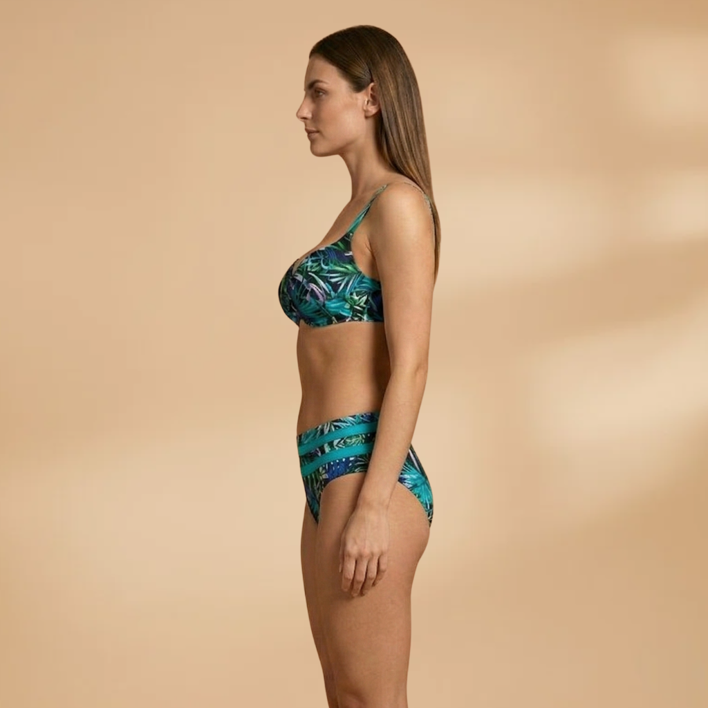 Holly | Women's Tropical Print Underwired Bikini Set