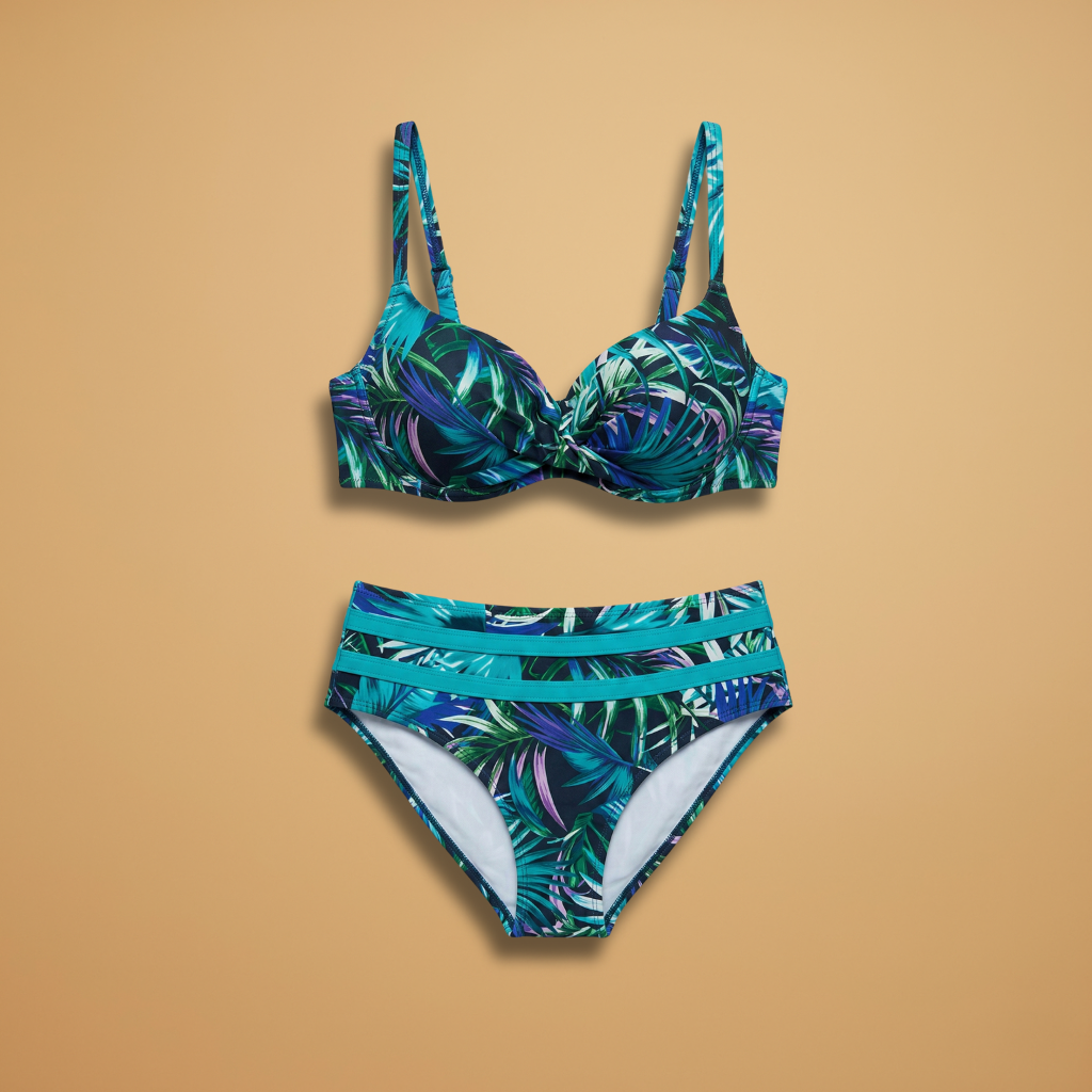 Holly | Women's Tropical Print Underwired Bikini Set