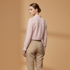 Katie | Women's Ruffle Front Chiffon Blouse