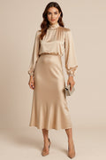 Zara | High Waist Midi Dress
