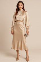 Zara | High Waist Midi Dress
