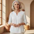 Alice | Women's Elegant Pintuck Blouse