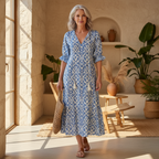 Ruby | Women's Boho Print Maxi Dress