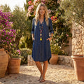 Jodie | Women's Relaxed Denim Shirt Dress