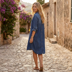 Jodie | Women's Relaxed Denim Shirt Dress