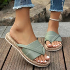 Iris | Women's Cross Strap Espadrille Sandal