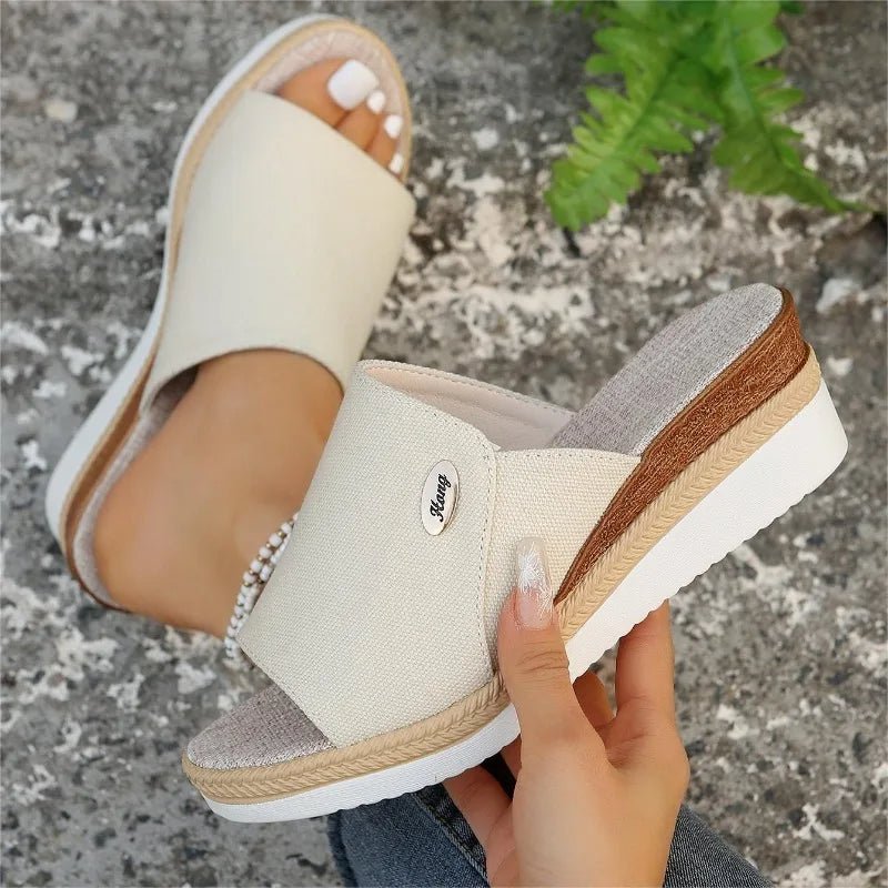 Lena | Women's Woven Wedge Sandal