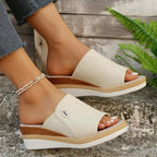 Lena | Women's Woven Wedge Sandal