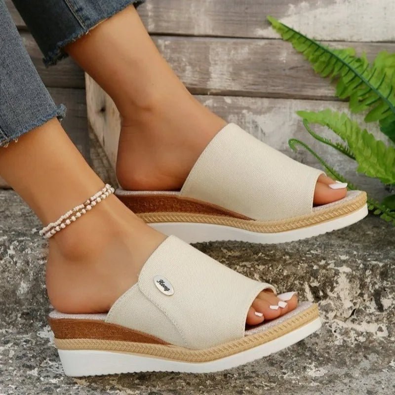 Lena | Women's Woven Wedge Sandal