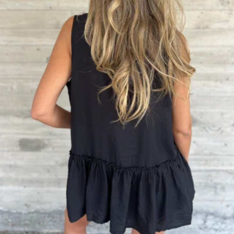 Grace | Women's Sleeveless Peplum Shirt