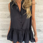 Grace | Women's Sleeveless Peplum Shirt
