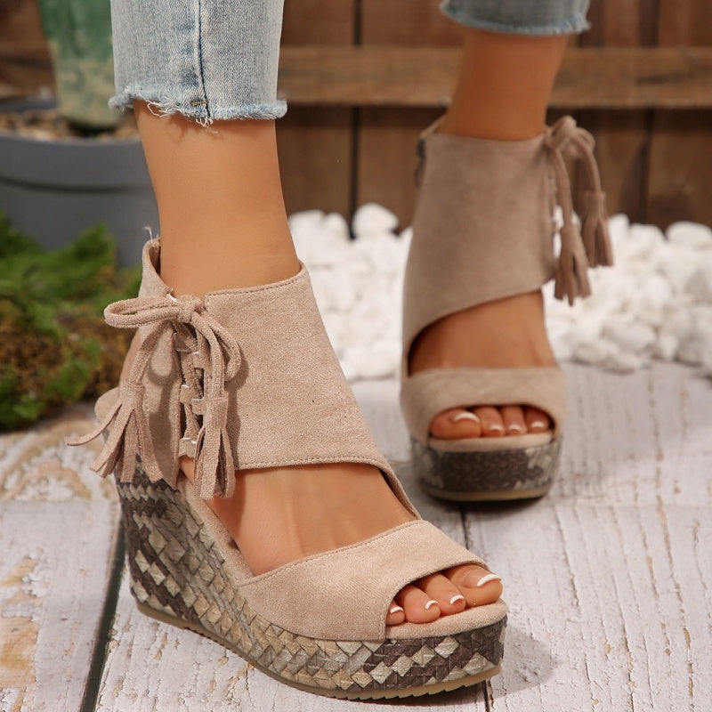 Lucy | Women's Boho Wedge Sandal