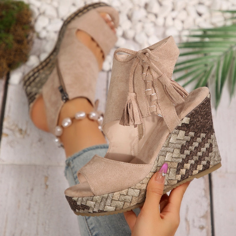 Lucy | Women's Boho Wedge Sandal