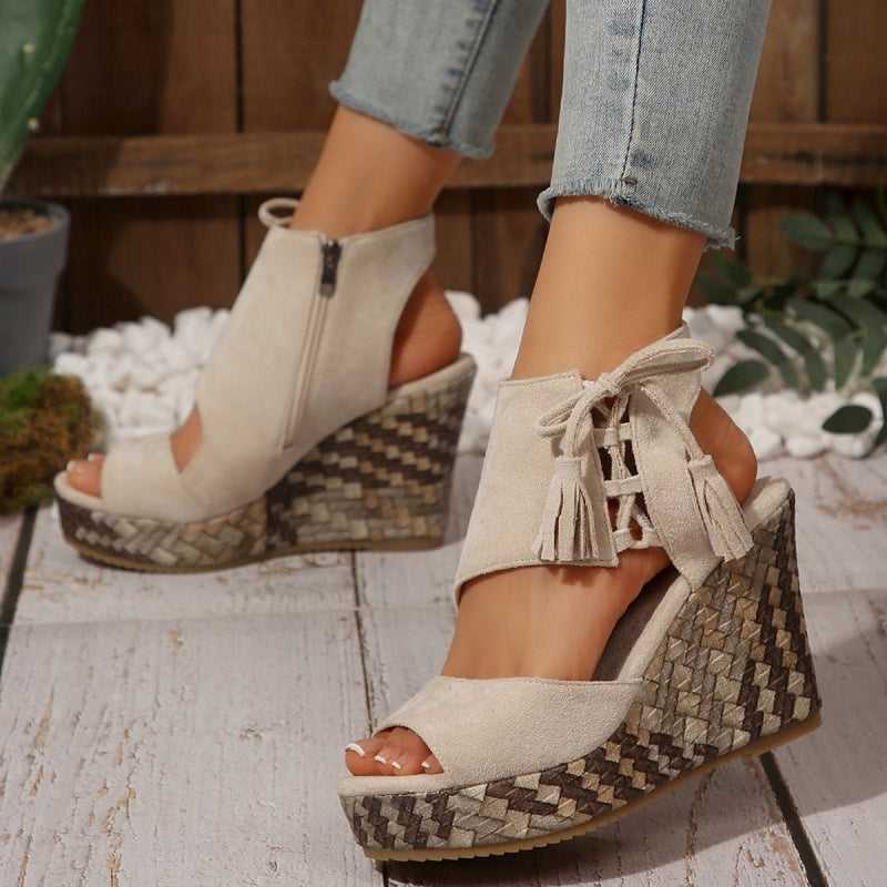 Lucy | Women's Boho Wedge Sandal