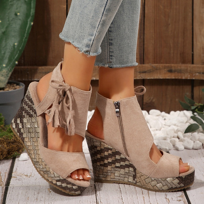 Lucy | Women's Boho Wedge Sandal